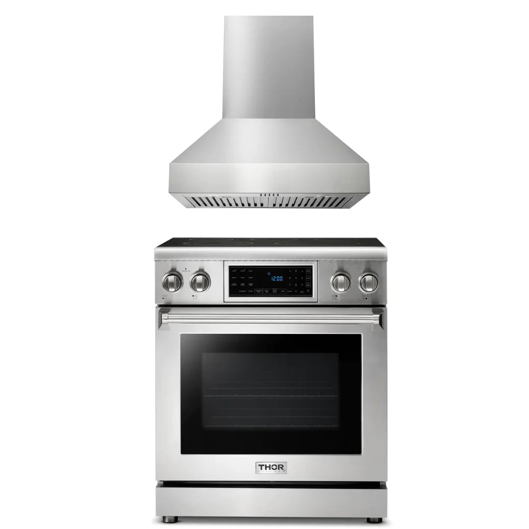 30 Electric Range and Range Hood W5480