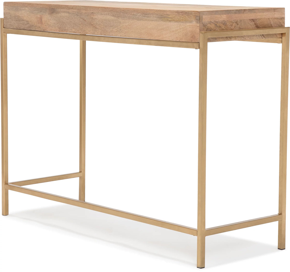 Solid Wood Console Table with 2 Drawers X53476