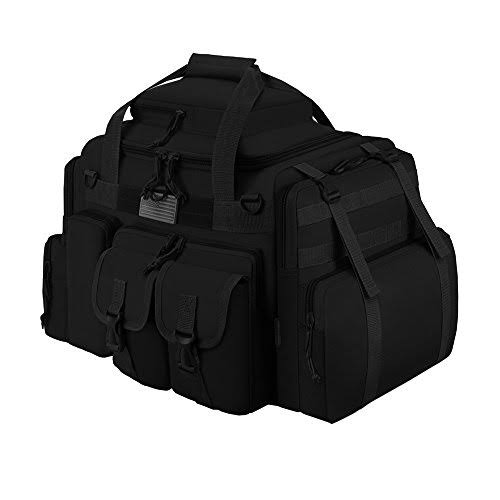 Black Tactical Multi-Pocket Duffel L44740