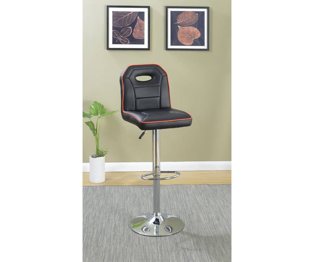 Silver Set of 2 Swivel Barstool I98666