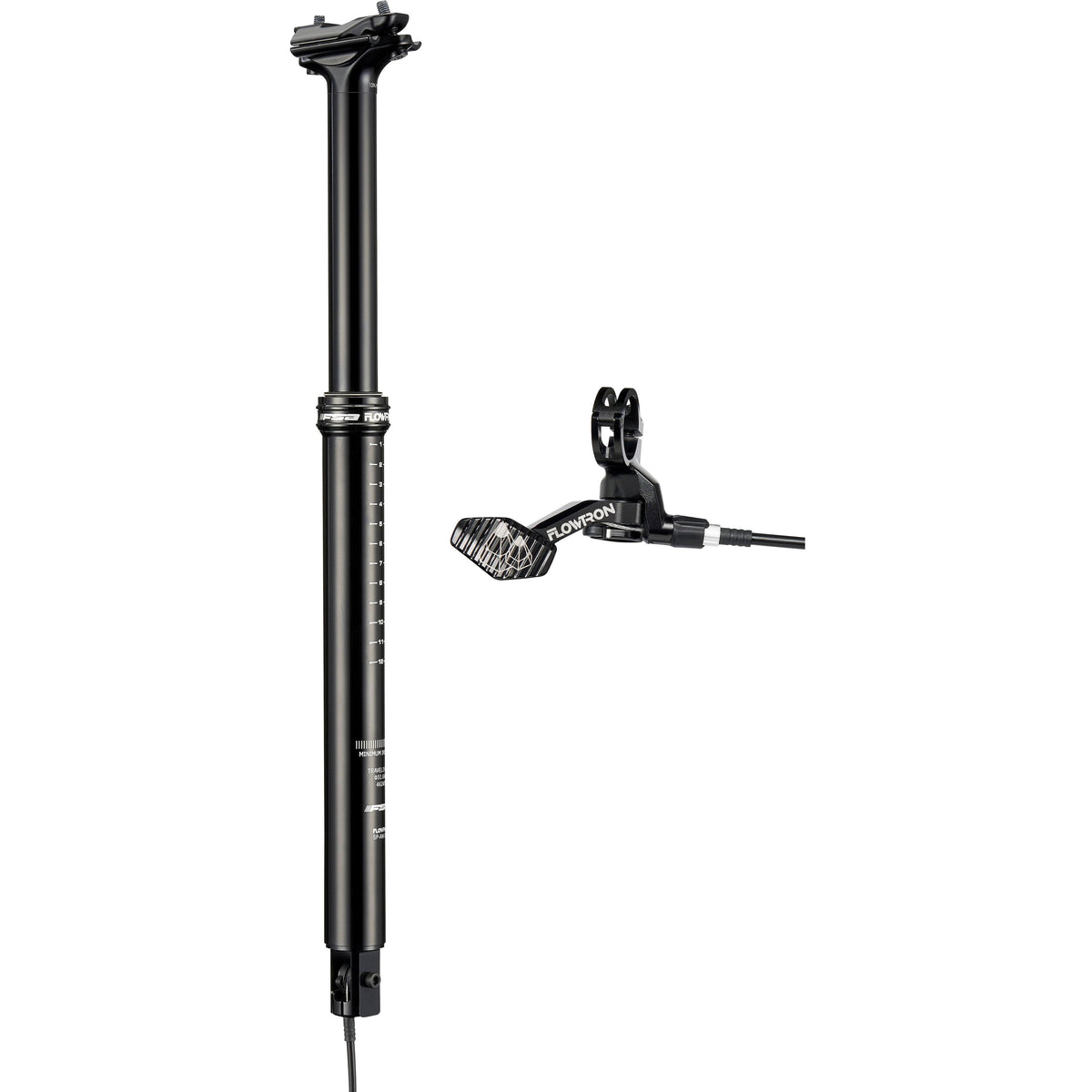 31.6mm Black Dropper Seat Post O358
