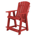 Cardinal Red Plastic Adirondack Chair N642