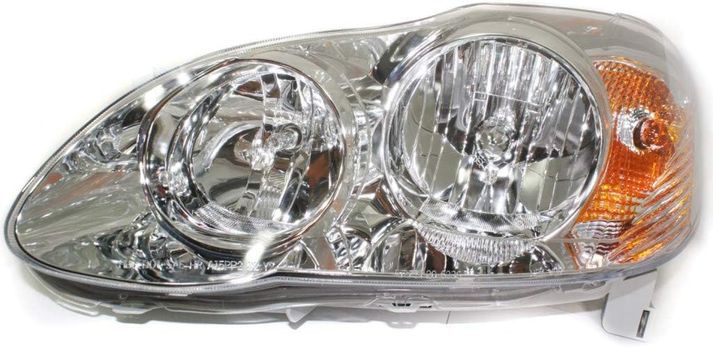 Headlight Assembly Pair for Toyota Corolla 2005-2008 H985460