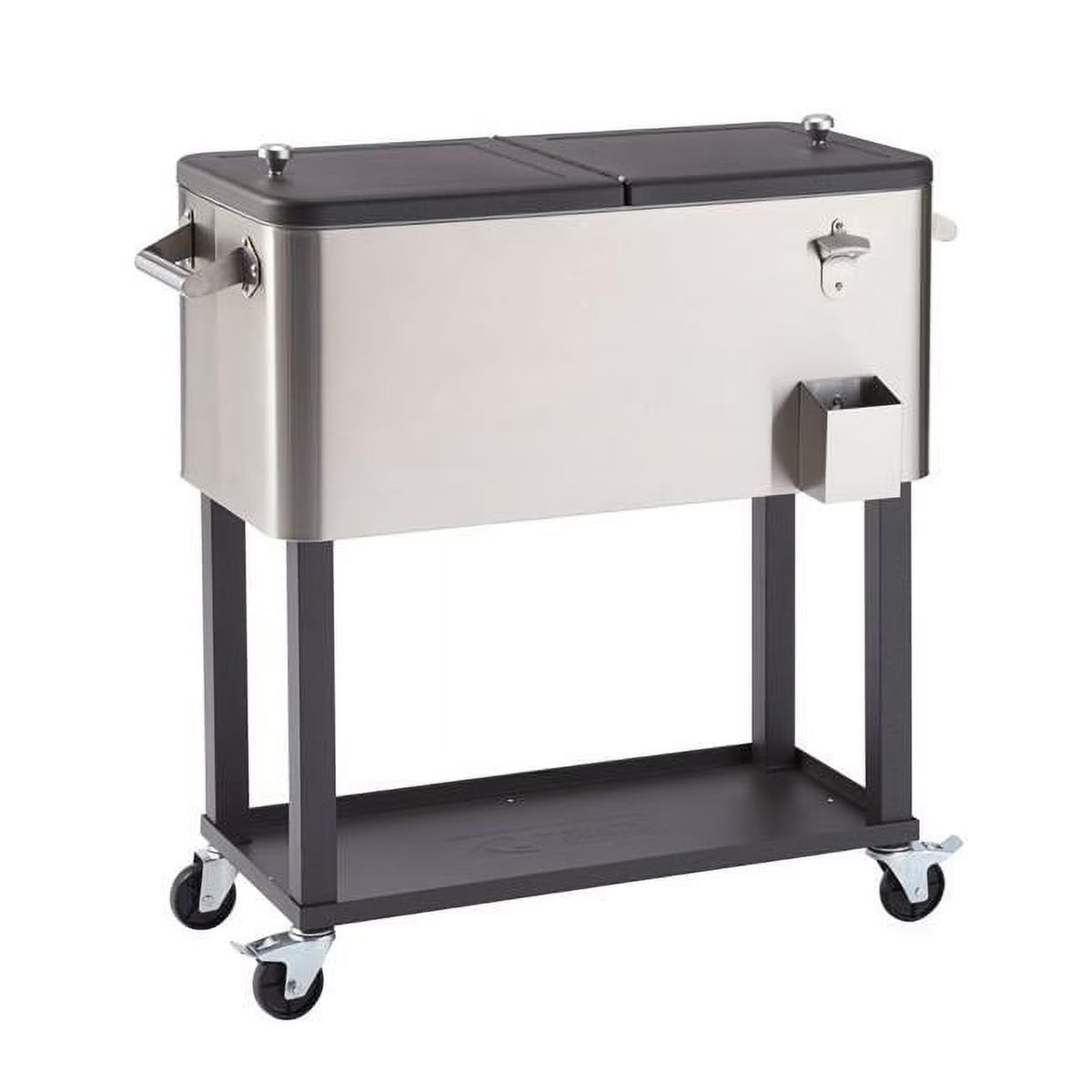 100 Quart Stainless Steel Cooler with Shelf E5246