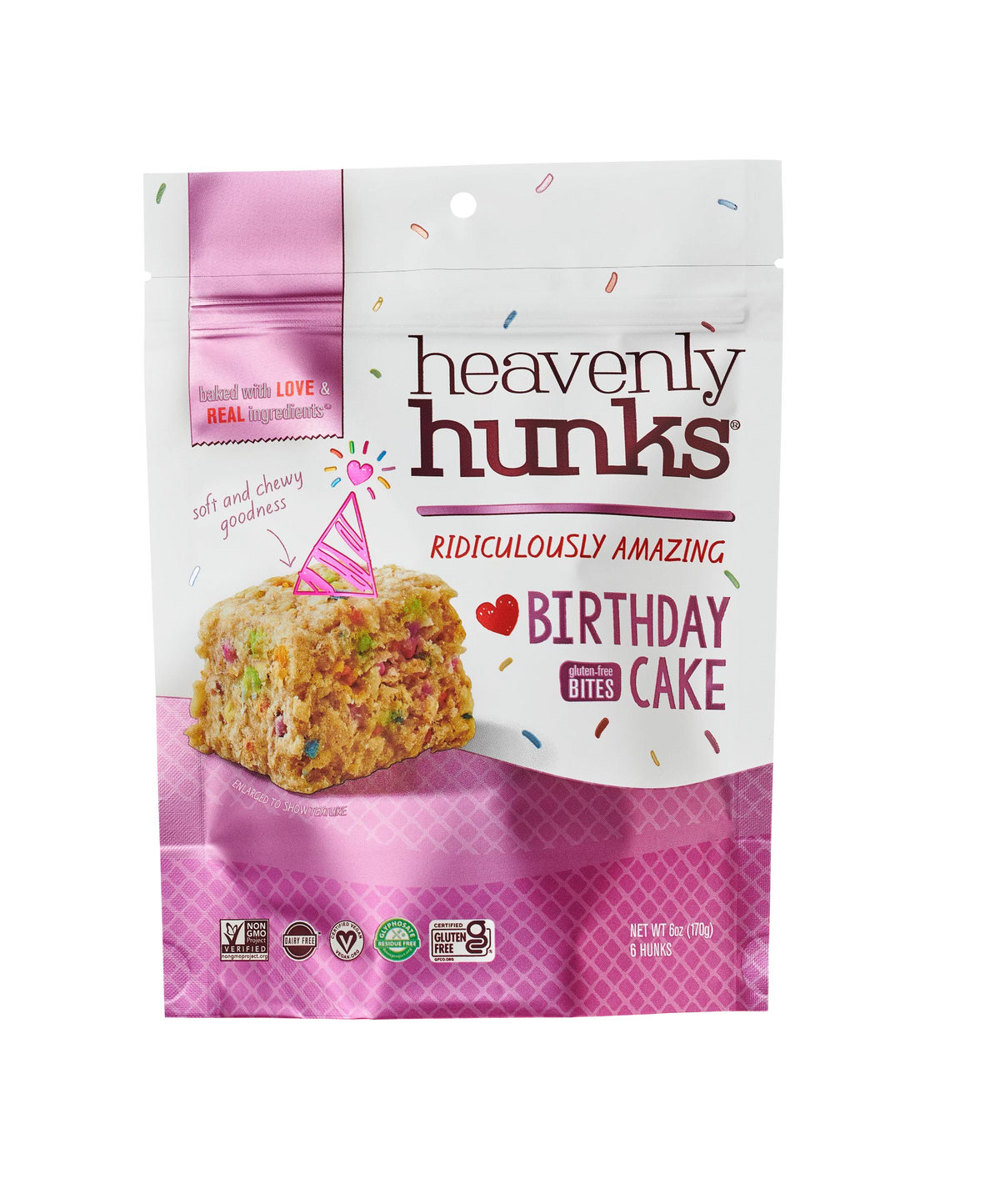 Gluten Free Vegan Birthday Cake Cookies 6 oz 6 Count P235