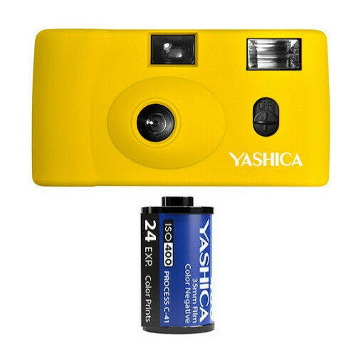 Yellow 35mm Film Camera Set I926
