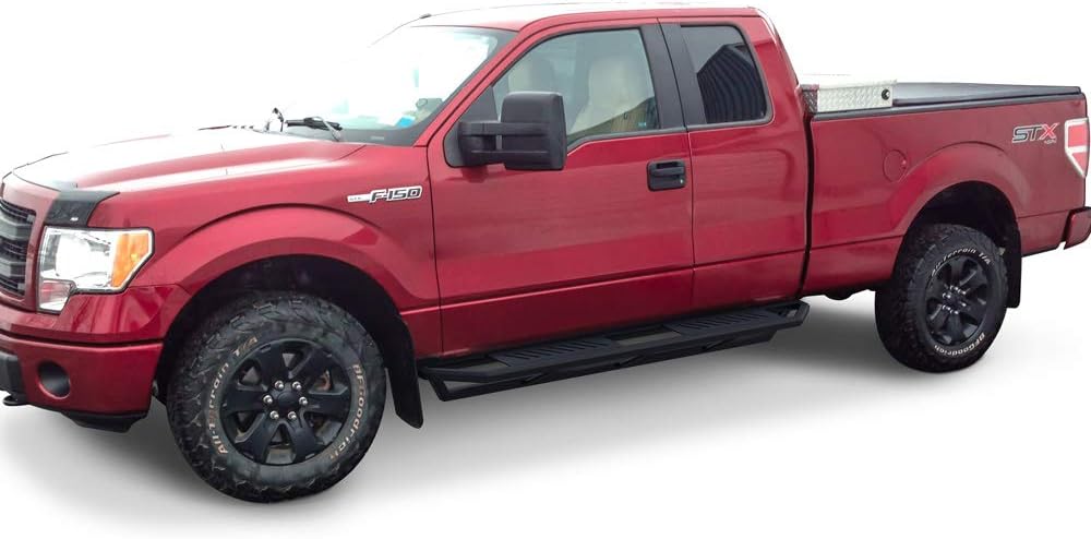 6.5in Aluminum Running Boards for Ford F250 F350 Super Duty Extended Cab E124