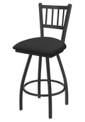 Swivel Bar Stool with Pewter Finish P858403