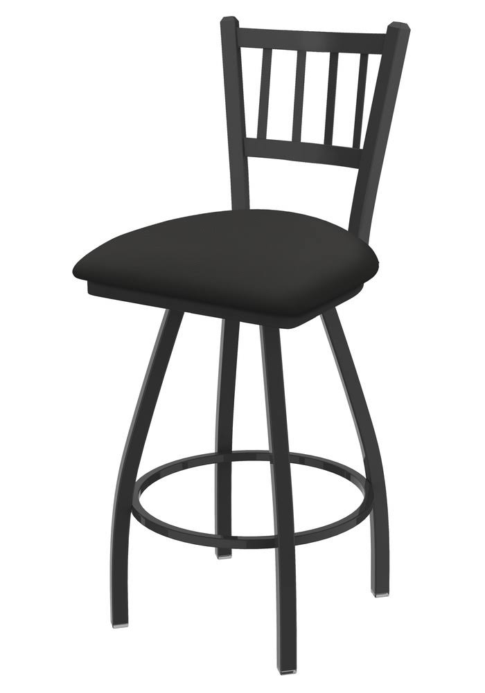 Swivel Bar Stool with Pewter Finish P858403