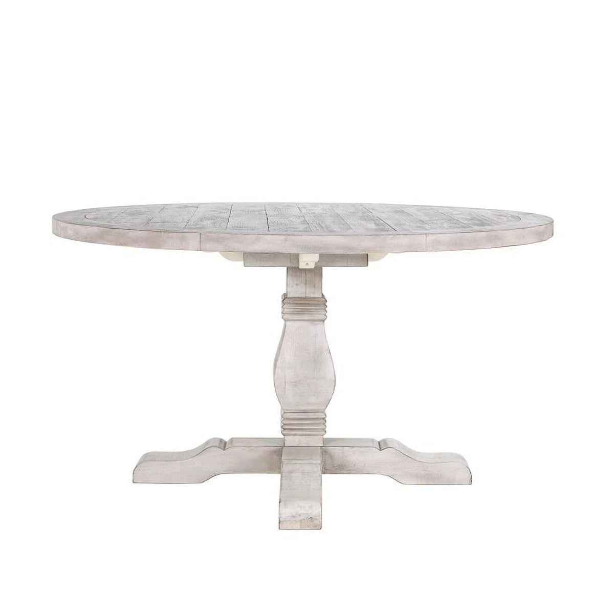 55" Round Solid Pine Wood Dining Table F481765