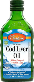 Cod Liver Oil 1,100 mg Omega-3s 250 mL Q171