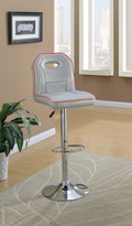 Silver Set of 2 Swivel Barstool I98666