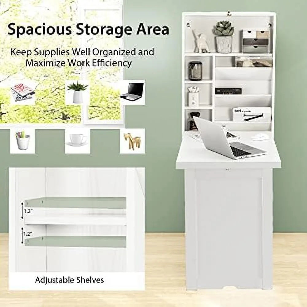Wall Mounted Fold Out Convertible Desk Q507482