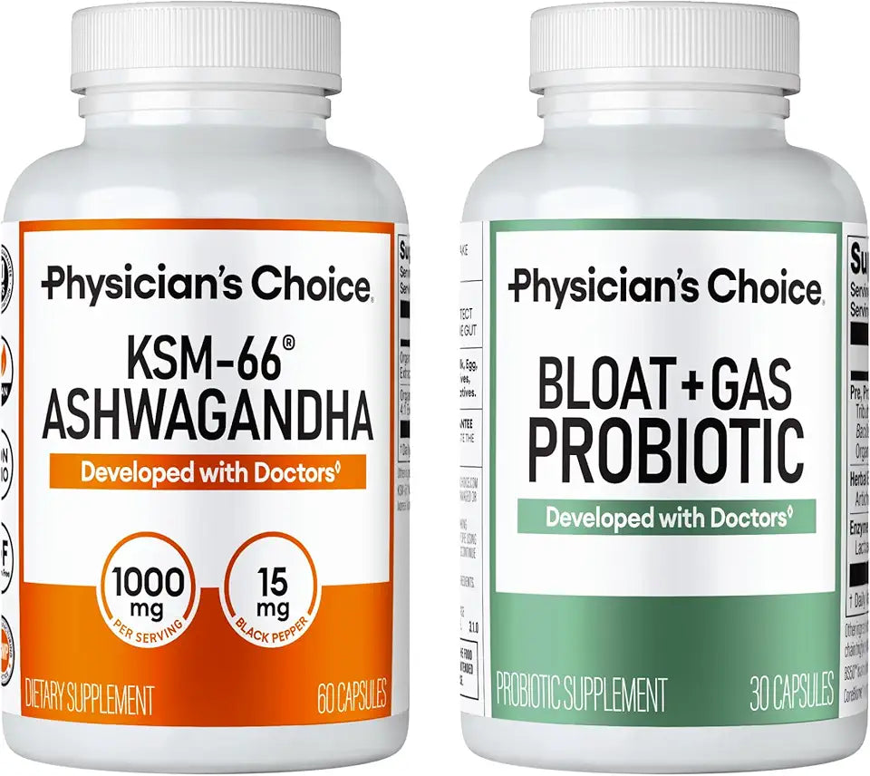 Probiotic 30ct + Ashwagandha 60ct Bundle Y273