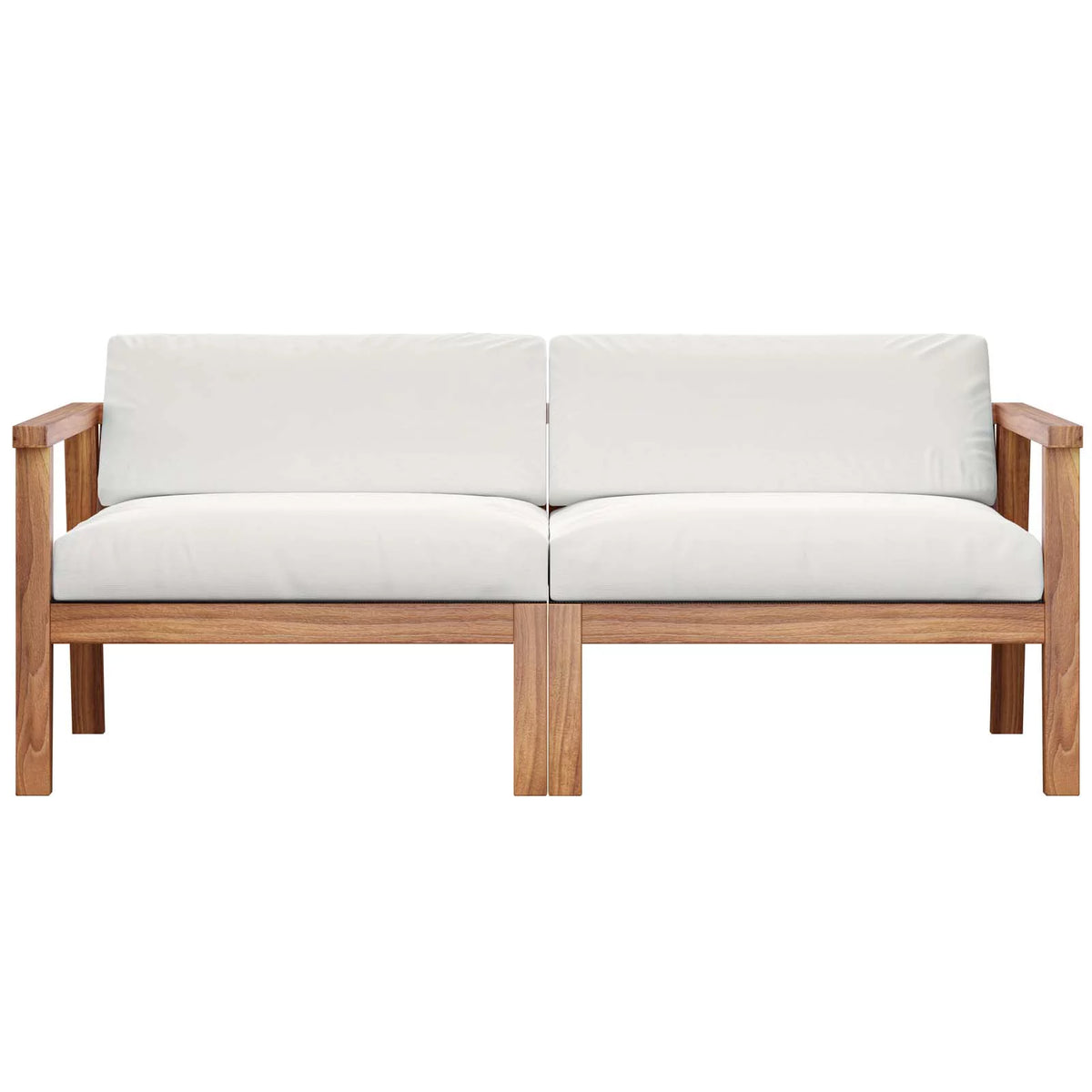 Teak Wood 2-Seater Loveseat M607