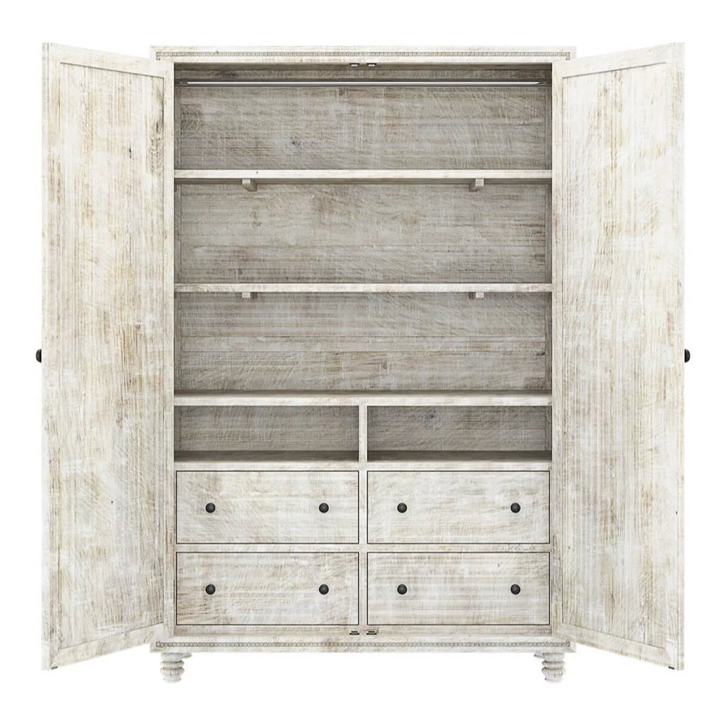 Hand carved Wardrobe Armoire M431204