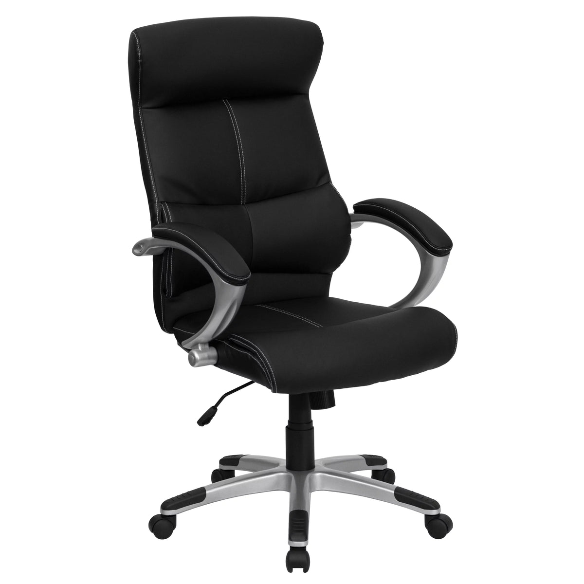Black LeatherSoft Executive Swivel Office Chair P167