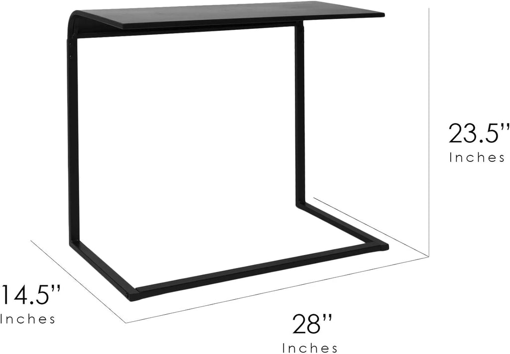 Black C-Shaped Desk H553398