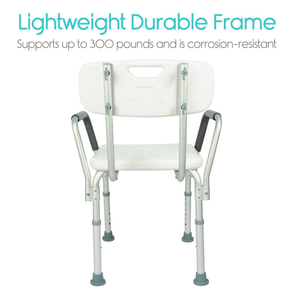 Shower Chair with Back and Arms T389