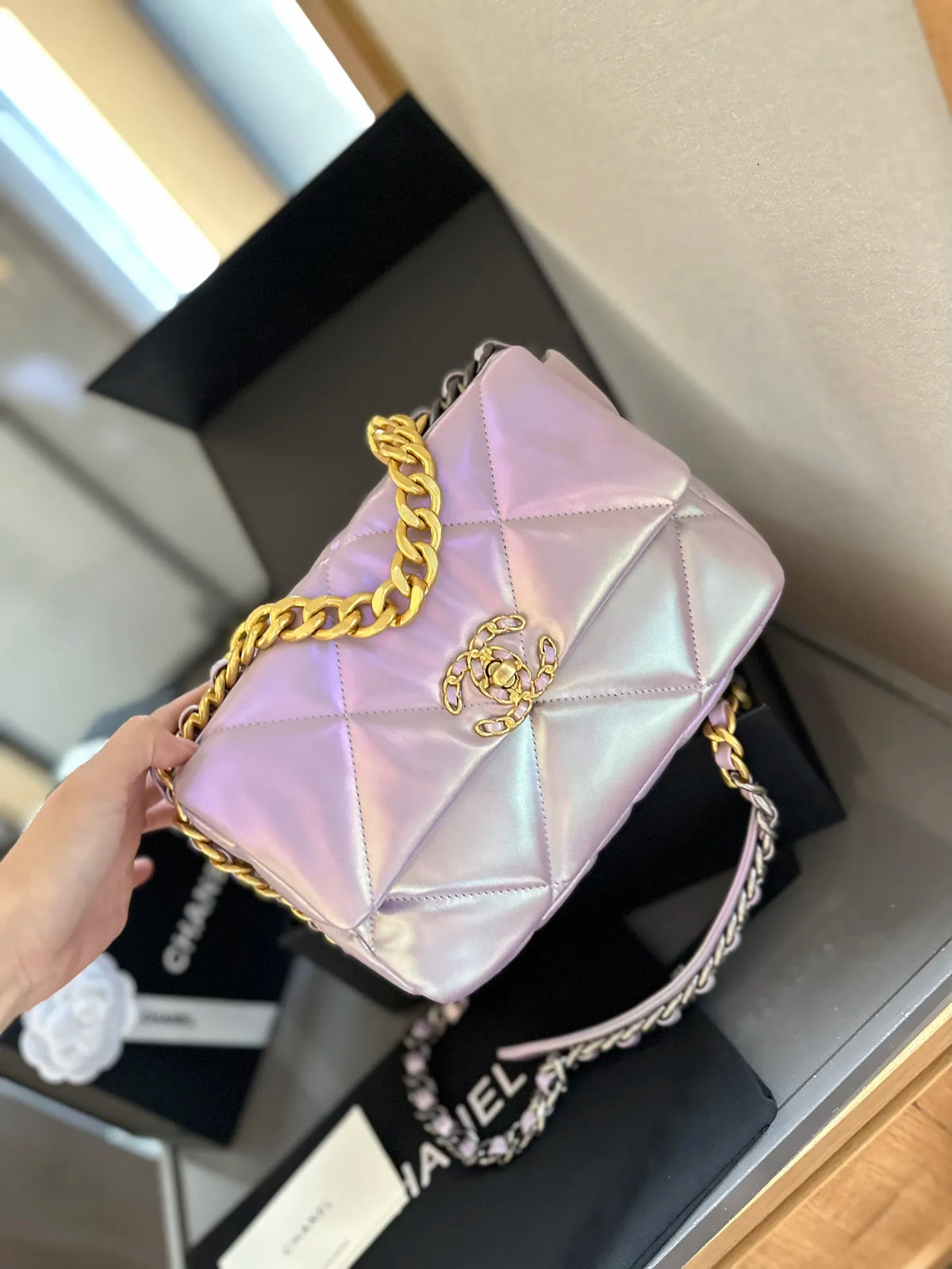 Small Medium Silver Gold Bag Z595851