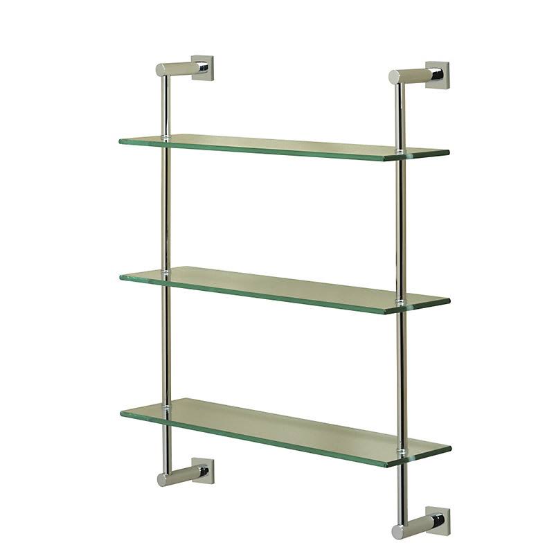3 Tier Chrome Wall Shelf C801073