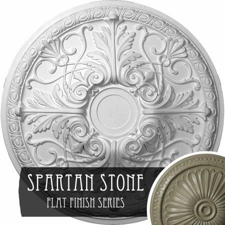 Silver Hand-Painted Ceiling Medallion R22154