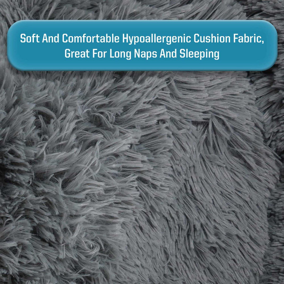 Shaggy Donut Bed W9764