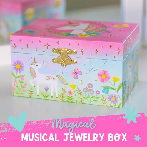 Musical Unicorn Jewelry Box for Girls J483