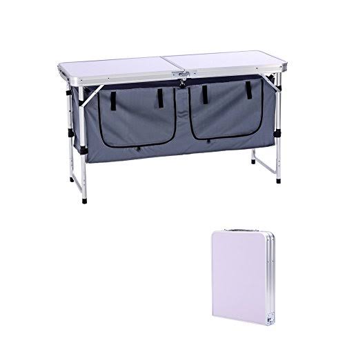 Camping Table with Adjustable Legs H82895