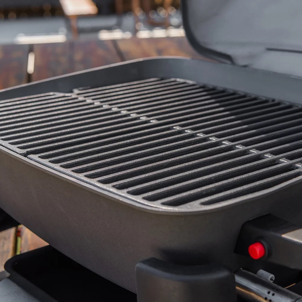 1 Burner Cast Aluminum Tabletop Propane Gas Grill Black G73656