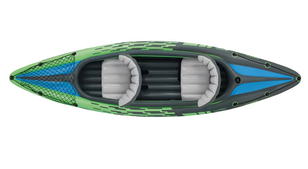 2-Person Inflatable Kayak Set with Aluminum Oars Q509854