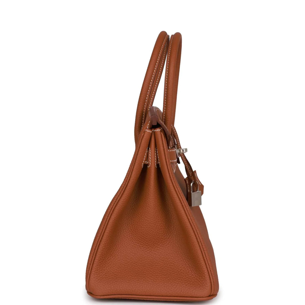 Gold Togo Palladium Hardware Handbag N7664