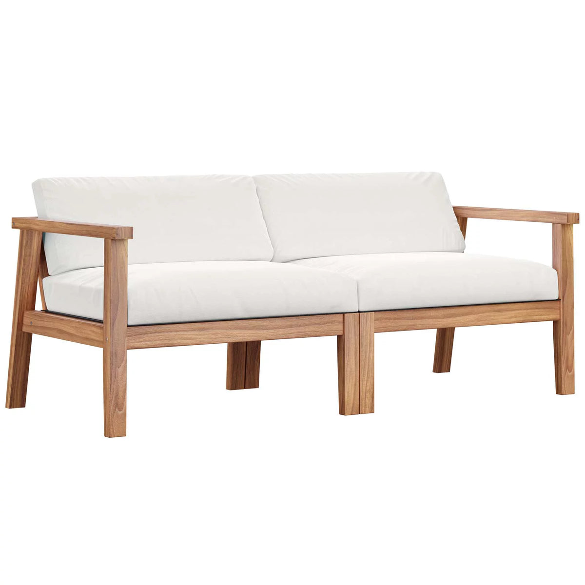 Teak Wood 2-Seater Loveseat M607