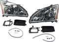 Headlight Lens and Housing Set of 2 for 2004-2006 Lexus RX330 HID B2959