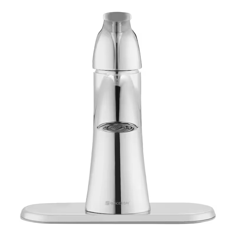 Single Handle Single Hole Bathroom Faucet in Chrome B90508
