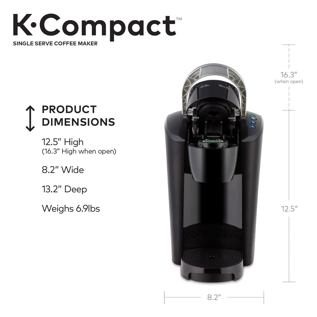 Black Single-Serve Coffee Maker B1649