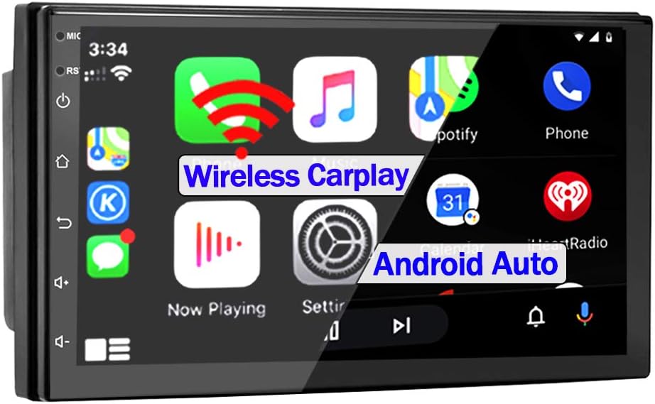 7in Car Stereo Radio Touch Screen Double Dins U4422