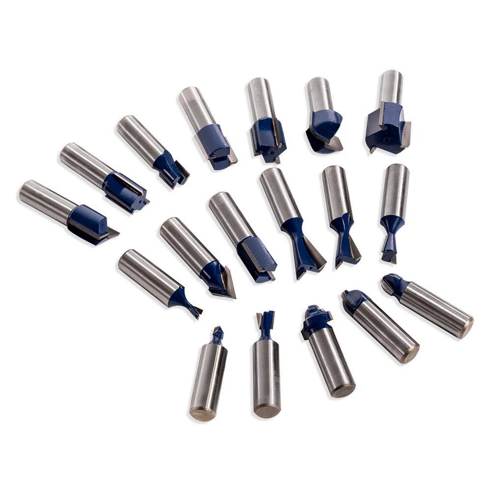 80-Piece Tungsten Carbide Router Bit Set N574