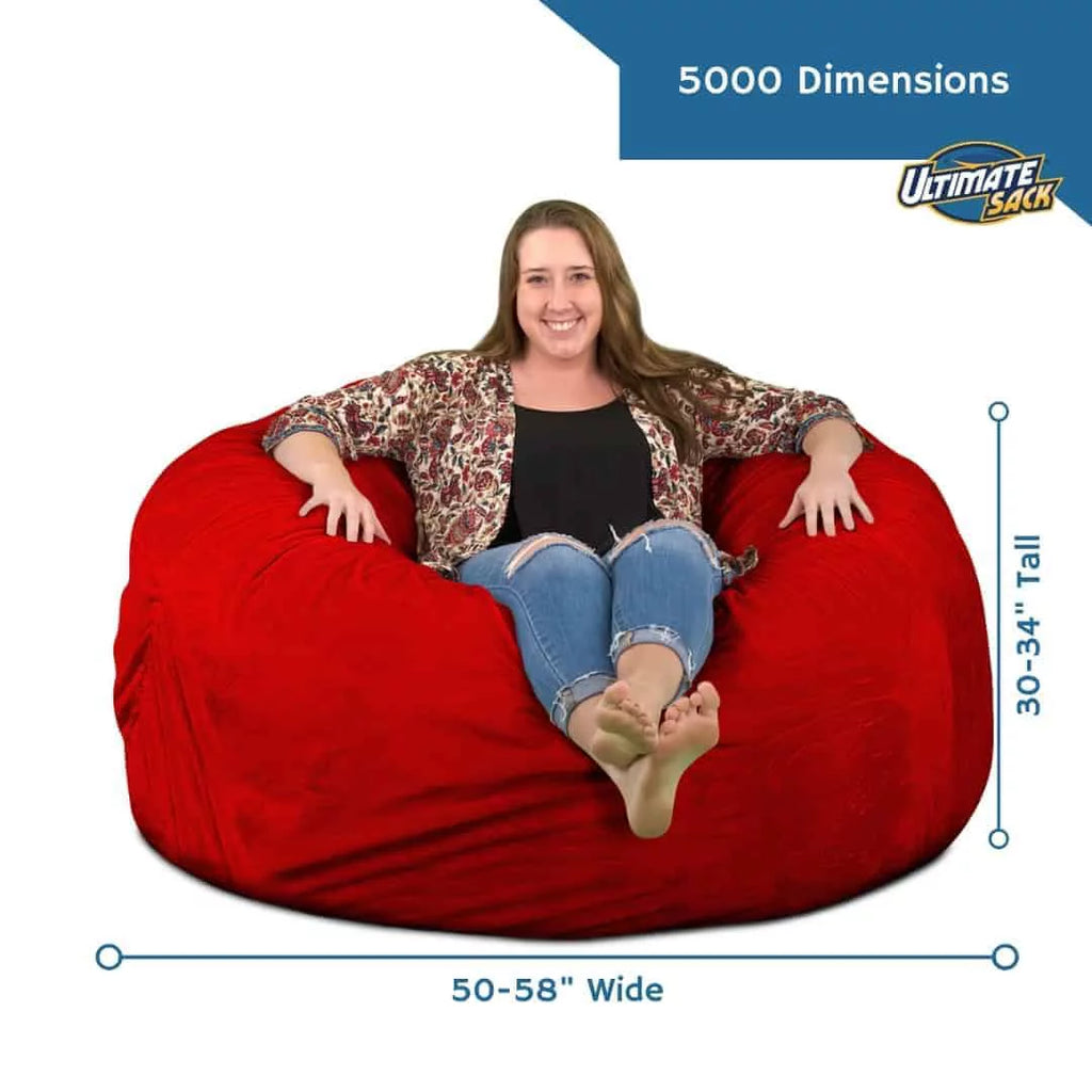 5 ft. Foam-Filled Bean Bag Chair N65224
