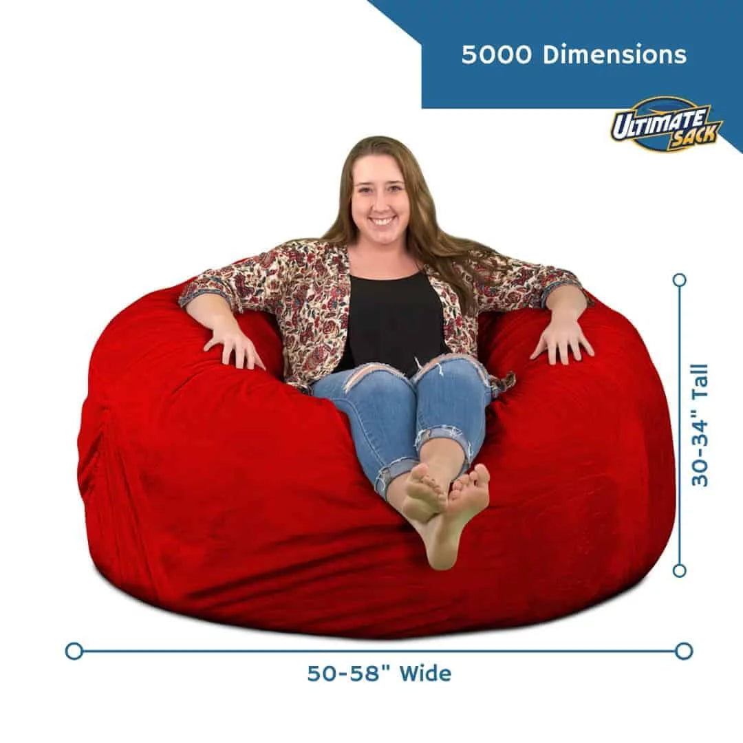 5 ft. Foam-Filled Bean Bag Chair N65224