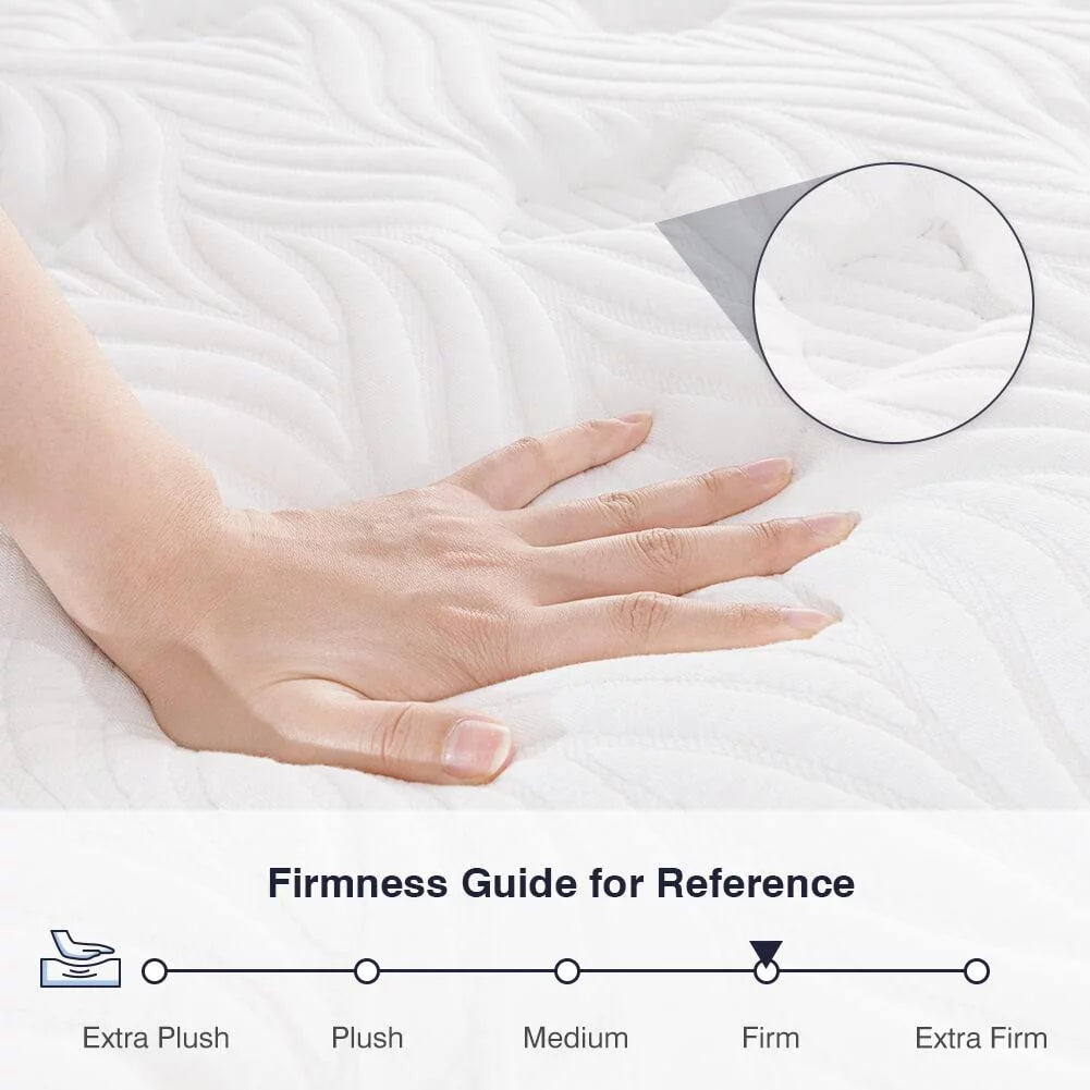 Queen Size Firm 10-Inch Hybrid Mattress A98393